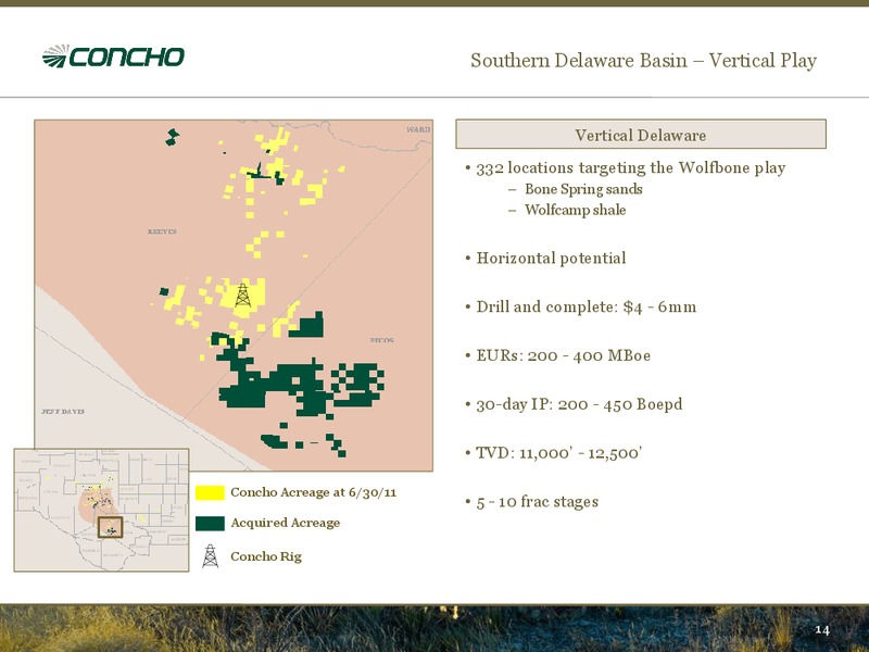 Q3 2011 Earnings Call – Concho Resources, Inc. – slide 12