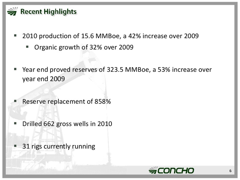 Global High Yield & Leveraged Finance Conference – Concho Resources, Inc. – slide 5