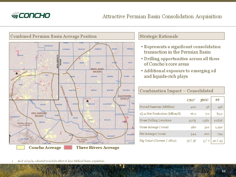 June 2012 Investor Presentation – Concho Resources, Inc. – slide 10