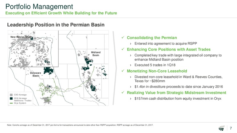 June 2018 JP Morgan Energy Conference – Concho Resources, Inc. – slide 5