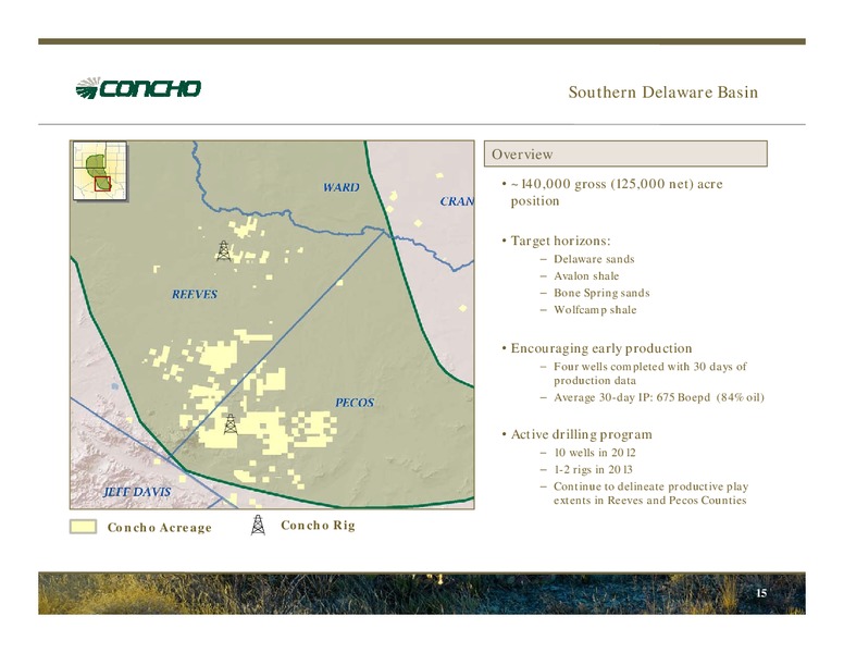 2012 Bank of America Merrill Lynch Leveraged Finance Conference – Concho Resources, Inc. – slide 13
