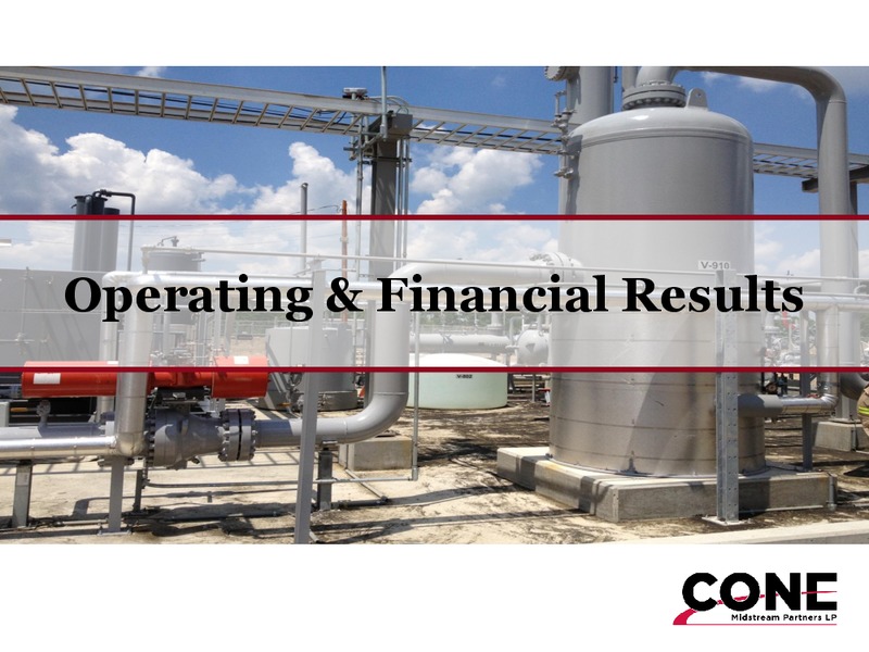 MLPA 2016 Investor Conference – Cone Midstream Partners Lp – slide 9