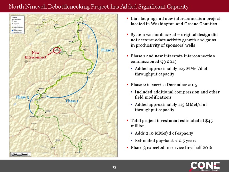 MLPA 2016 Investor Conference – Cone Midstream Partners Lp – slide 13