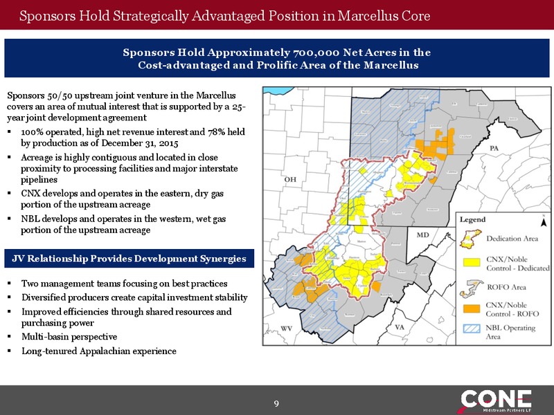 MLPA Investor Conference – Cone Midstream Partners Lp – slide 7