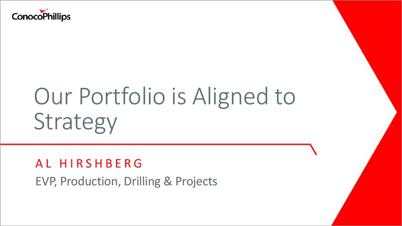 Investor Meeting May 2018 Update – ConocoPhillips – slide 18