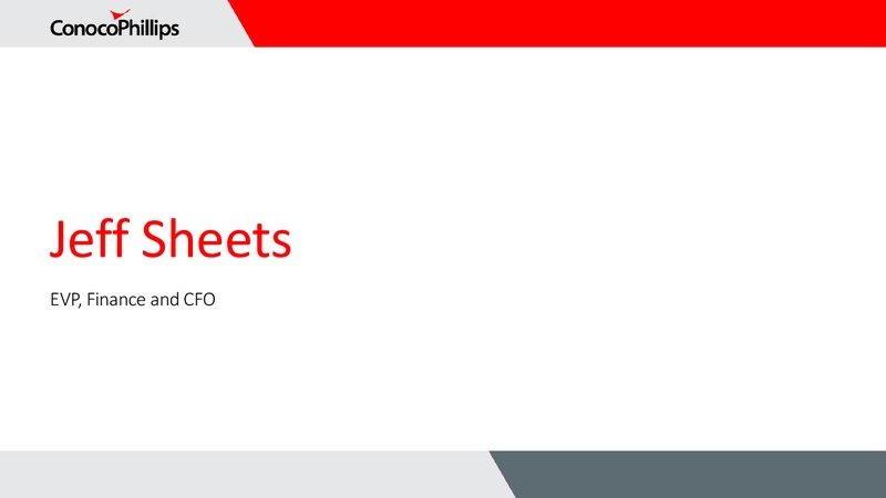 3Q 2015 Conference Call – ConocoPhillips – slide 2