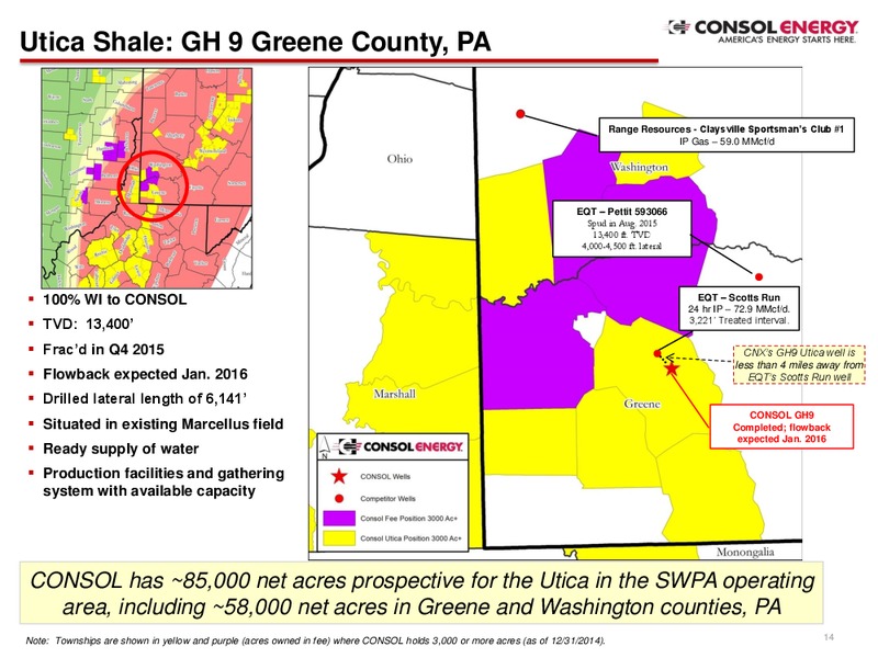 Goldman Sachs Global Energy Conference – Consol Energy Inc. – slide 13