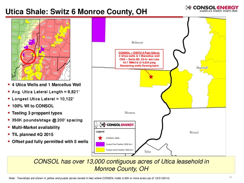 Goldman Sachs Global Energy Conference – Consol Energy Inc. – slide 15
