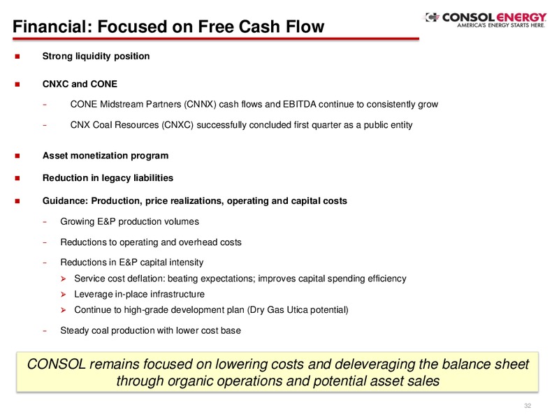 Goldman Sachs Global Energy Conference – Consol Energy Inc. – slide 31