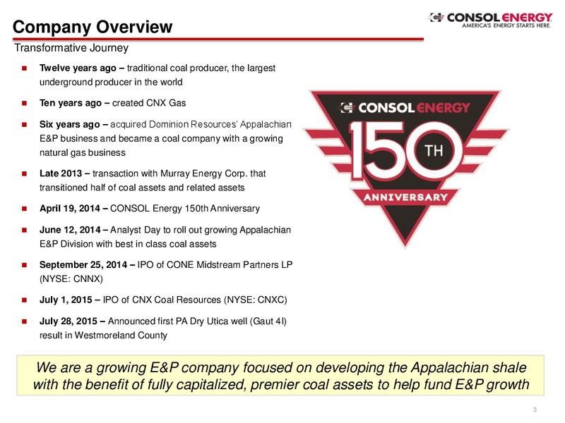 Credit Suisse 21st Annual Energy Summit – Consol Energy Inc. – slide 2