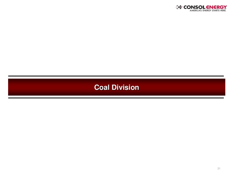 Credit Suisse 21st Annual Energy Summit – Consol Energy Inc. – slide 20