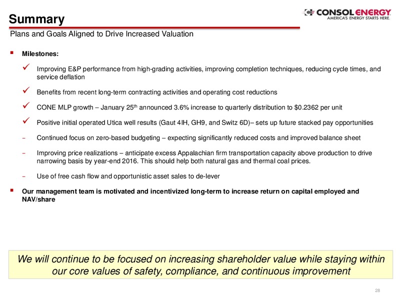 Credit Suisse 21st Annual Energy Summit – Consol Energy Inc. – slide 27