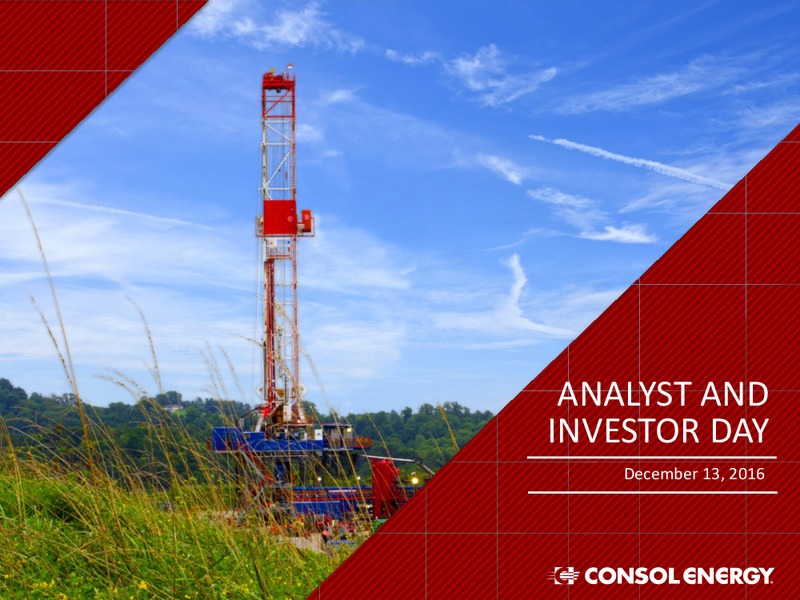 December 2016 Investor Presentation – CNX Resources – slide 1