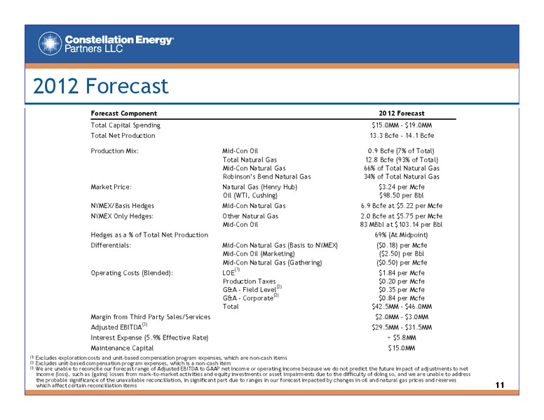 Q4 2011 EARNINGS CALL – Constellation Energy Group Inc. – slide 10