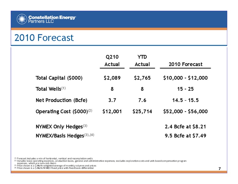 Q2 2010 EARNINGS CALL – Constellation Energy Group Inc. – slide 6
