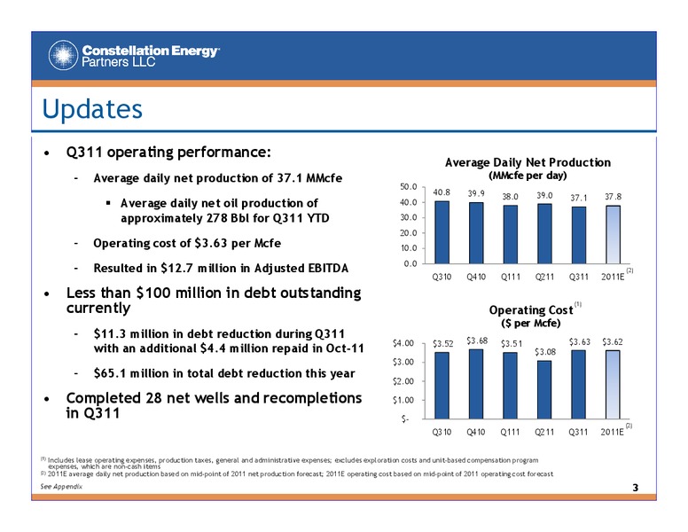 Q3 2011 EARNINGS CALL – Constellation Energy Group Inc. – slide 2