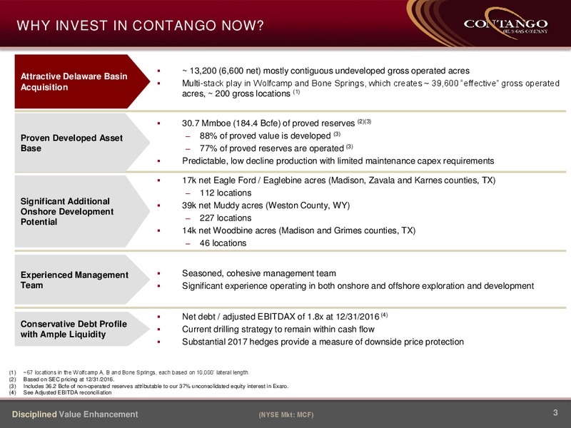 IPAA 23rd Annual Oil & Gas Investment Symposium – Contango Oil & Gas Co. – slide 2