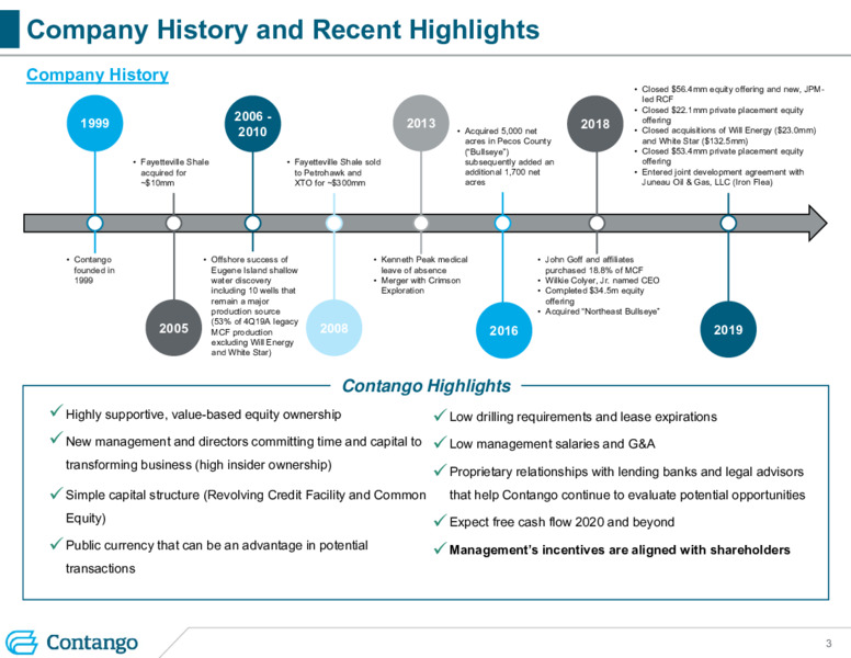 JP Morgan Energy Conference – Contango Oil & Gas Co. – slide 2