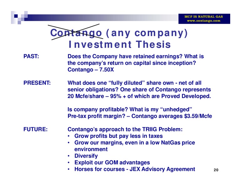 EnerComs The Oil and Gas Conference – Contango Oil & Gas Co. – slide 21
