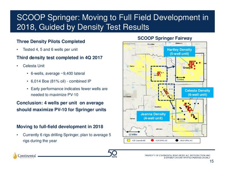 4Q 2017 Investor Update – Continental Resources, Inc. – slide 14