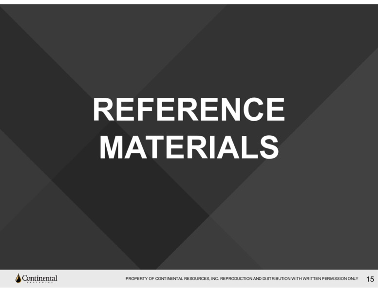 Q1 2022 Earnings Presentation – Continental Resources, Inc. – slide 14