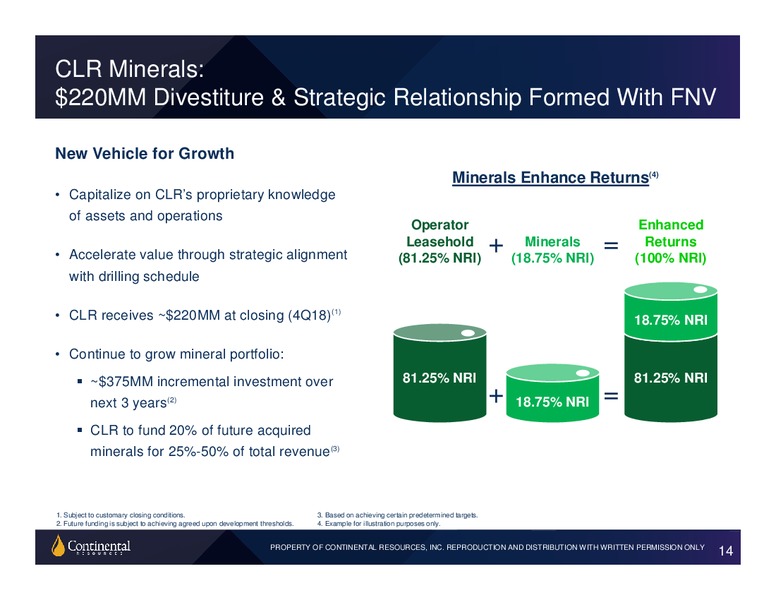 Barclays Global CEO Energy Power Conference – Continental Resources, Inc. – slide 13