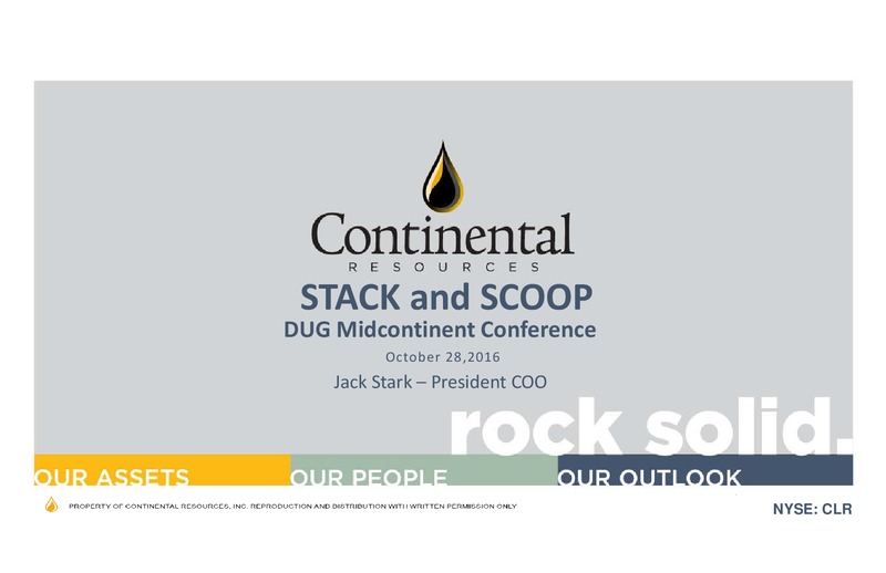 STACK DUG Midcontinent Conference – Continental Resources, Inc. – slide 1