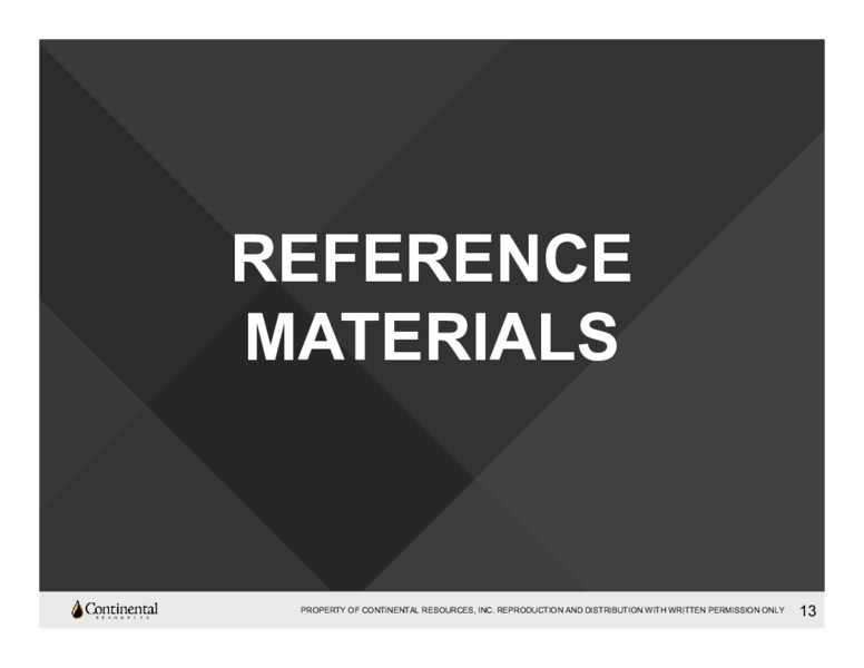 November 2021 Investor Update – Continental Resources, Inc. – slide 12