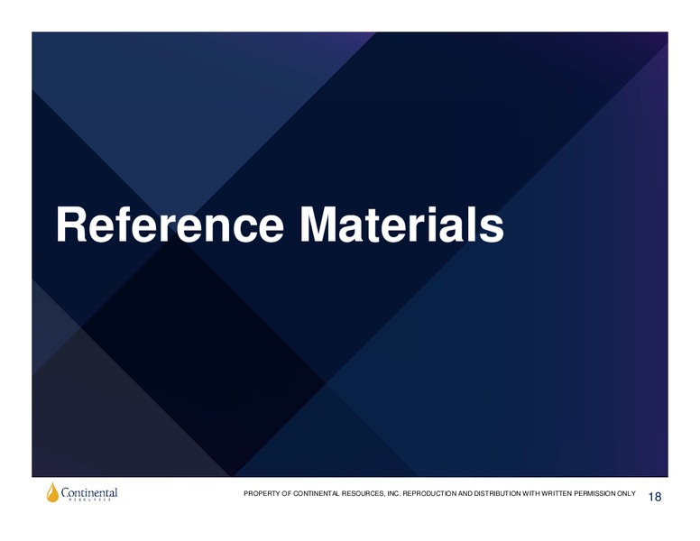 BAML Global Energy Conference 2018 – Continental Resources, Inc. – slide 17