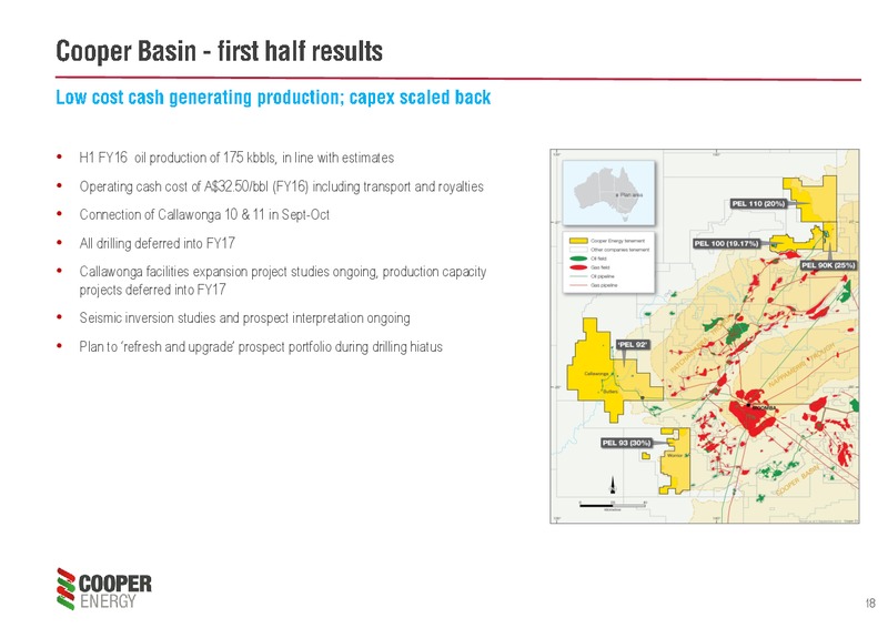 Euroz Securities Institutional Conference – Cooper Energy Limited – slide 16