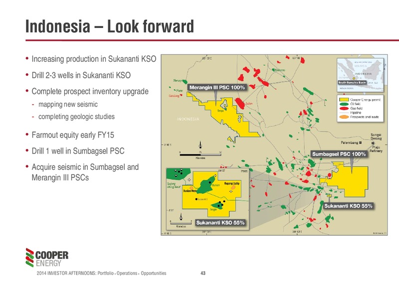 Investor Afternoons Melbourne & Sydney – Cooper Energy Limited – slide 42