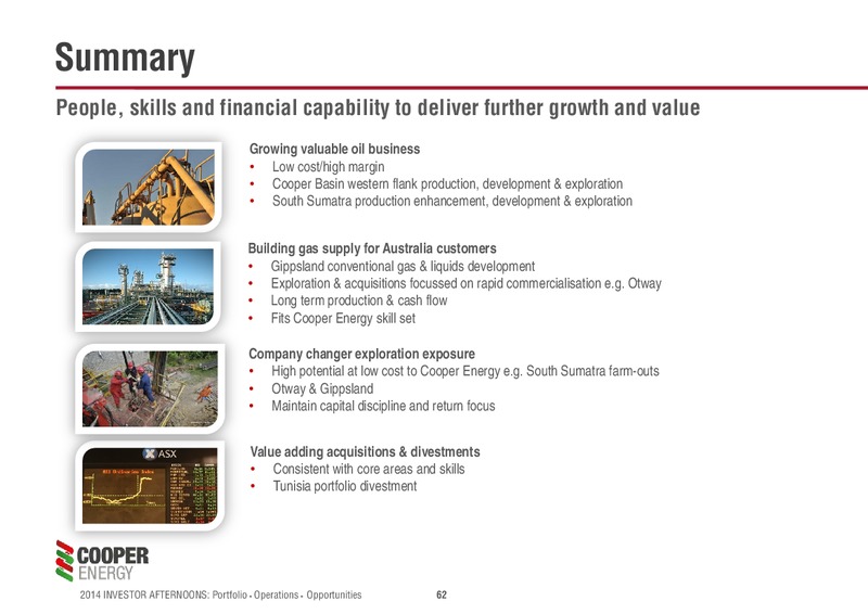 Investor Afternoons Melbourne & Sydney – Cooper Energy Limited – slide 61