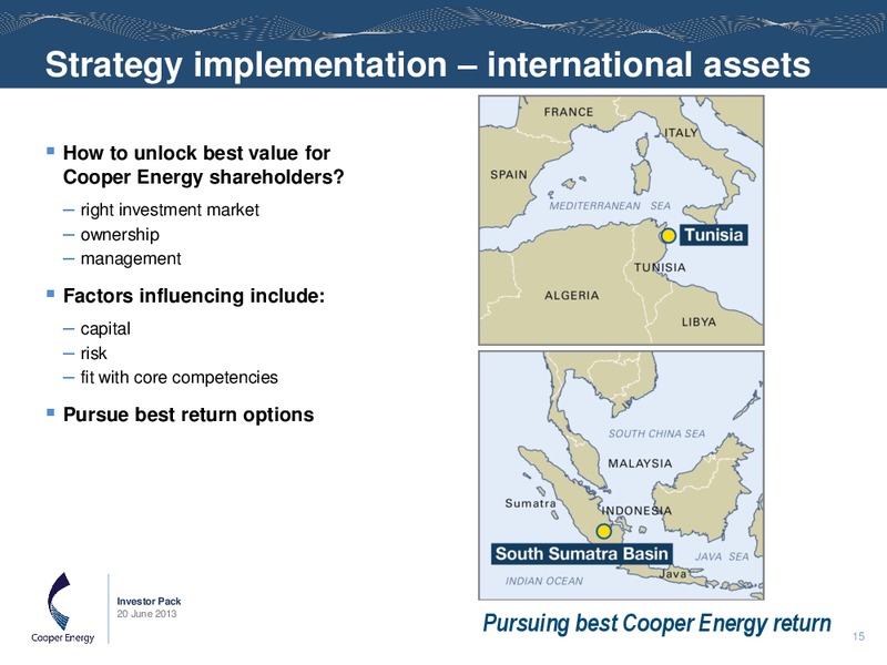 INVESTOR PACK – Cooper Energy Limited – slide 14