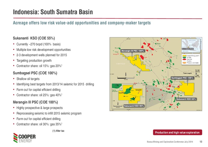 PRESENTATION TO NOOSA MINING & EXPLORATION CONFERENCE – Cooper Energy Limited – slide 12