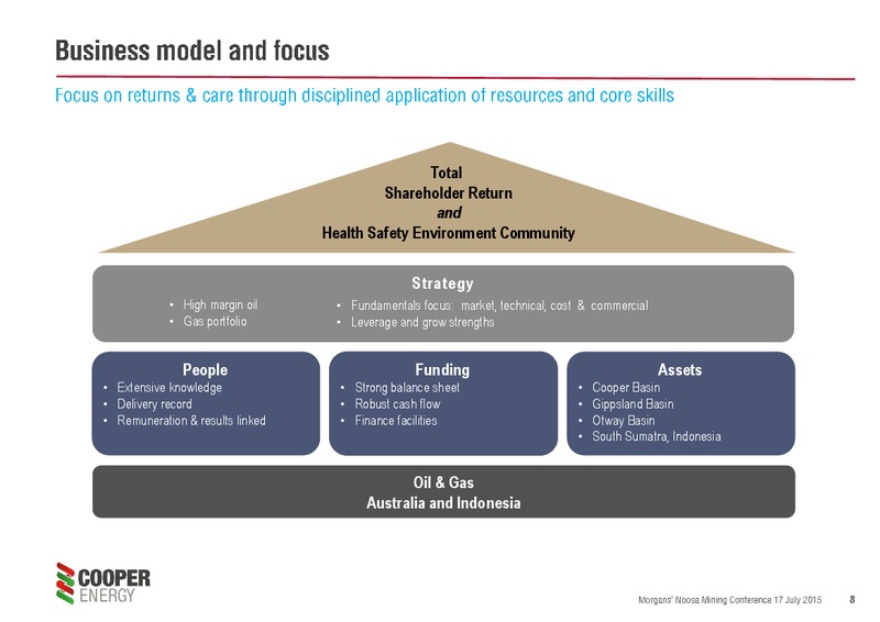 JULY 2015 INVESTOR PRESENTATION – Cooper Energy Limited – slide 7