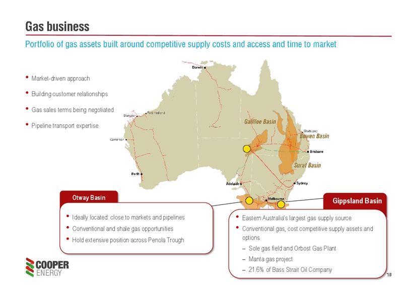 INVESTOR UPDATE – Cooper Energy Limited – slide 9