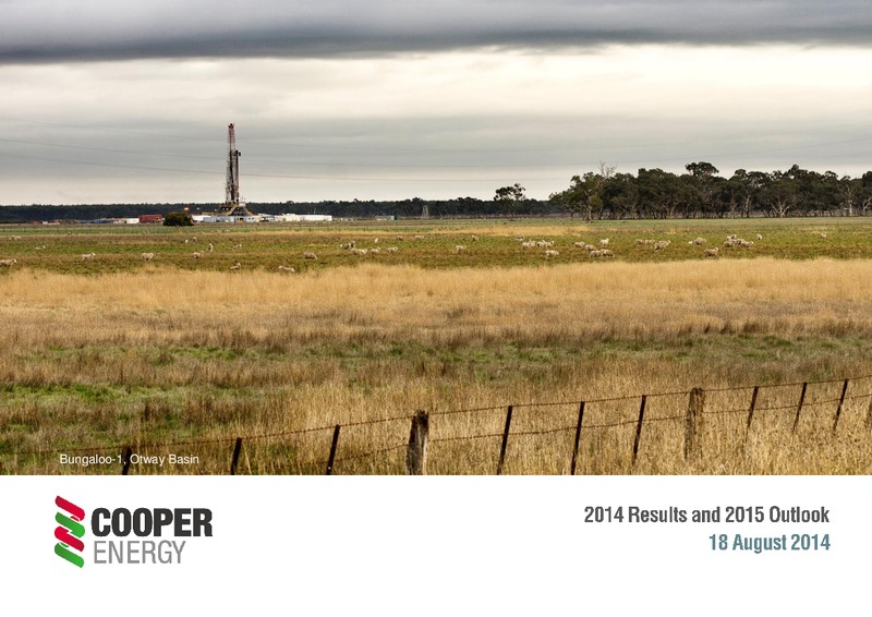 2014 Results and 2015 Outlook – Cooper Energy Limited – slide 1
