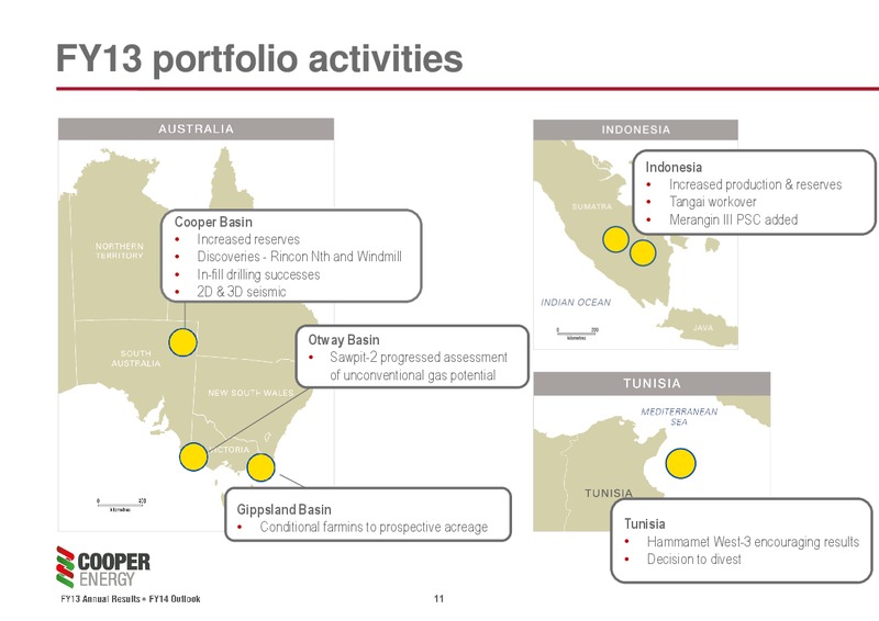 FY13 ANNUAL RESULTS FY14 OUTLOOK – Cooper Energy Limited – slide 10