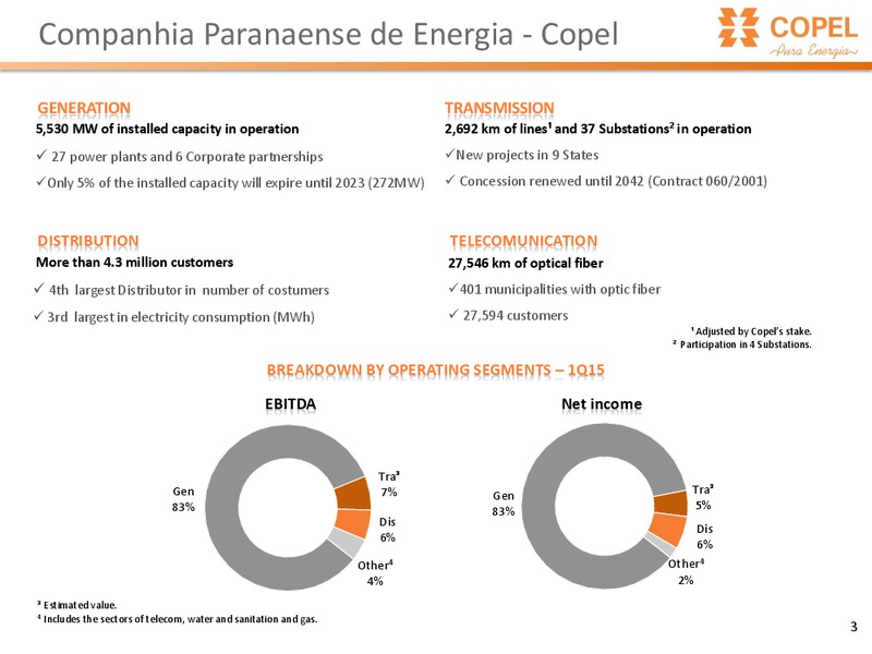8TH ANNUAL BRAZIL EQUITY CONFERENCE – Copel Pura Energia – slide 3