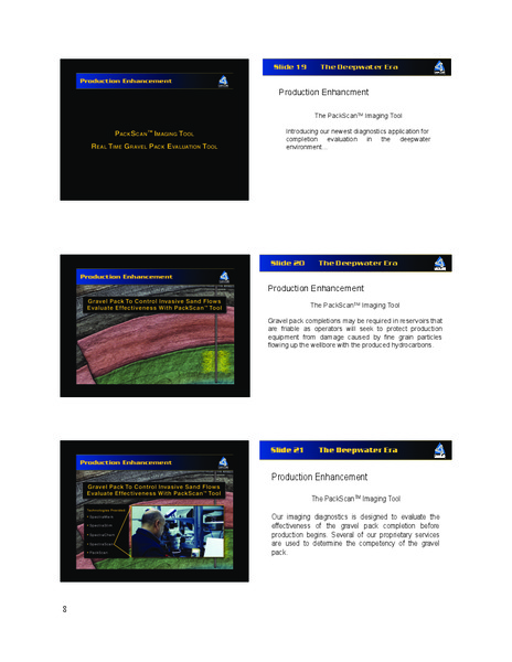 JOHNSON RICE AND COMPANY 2013 ENERGY CONFERENCE – Core Laboratories – slide 8