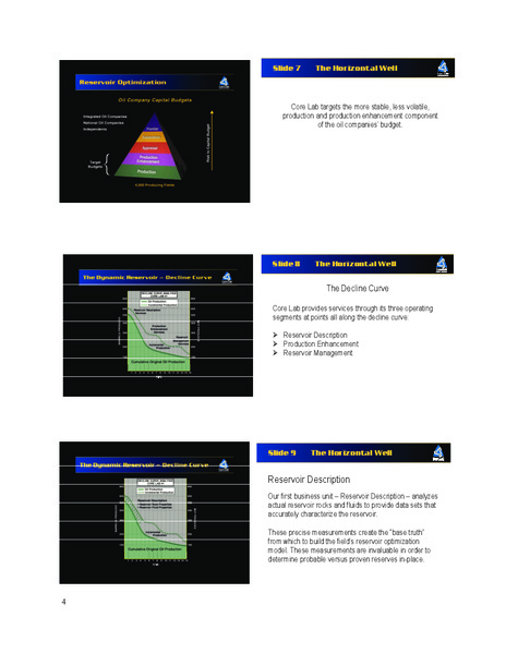 European Mid Cap Oil Conference – Core Laboratories – slide 4