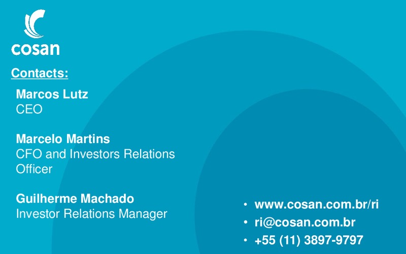 RESULTS PRESENTATION 3Q 2013 – Cosan Ltd. – slide 13