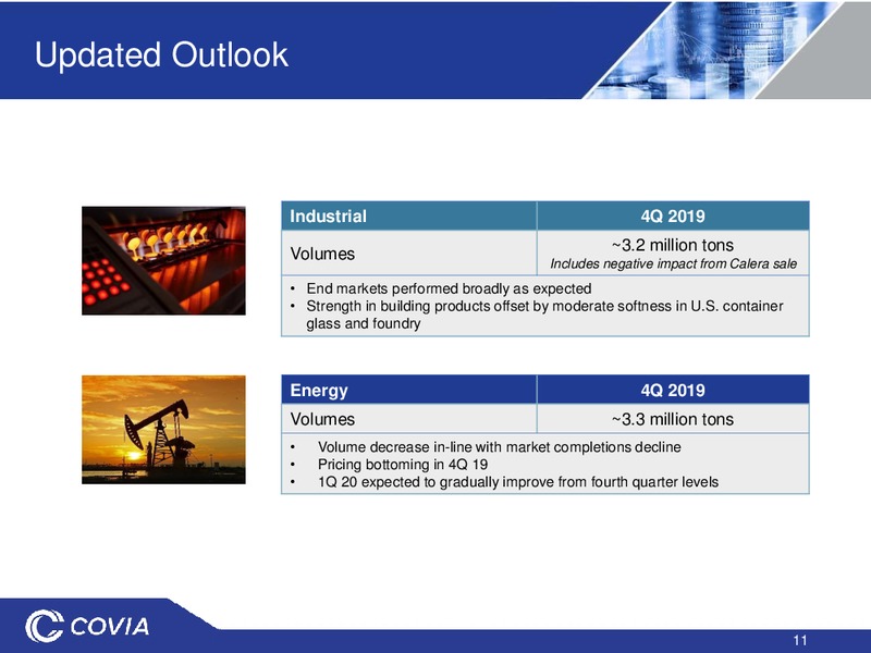 January 2020 Investor Presentation – Covia Corp. – slide 10
