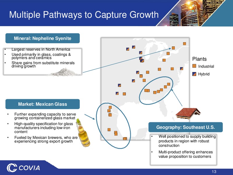 May 2019 Investor Presentation – Covia Corp. – slide 12