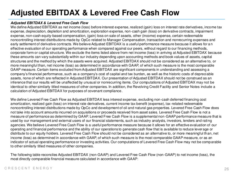 4Q 2022 Earnings Presentation – Crescent Energy Company – slide 25
