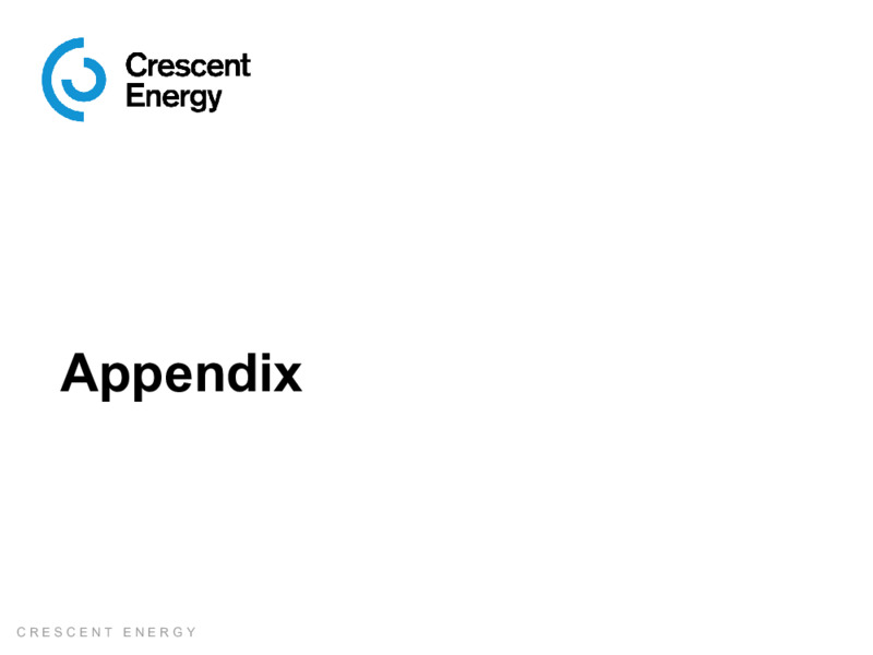 Q125 Earnings Presentation – Crescent Energy Company – slide 14