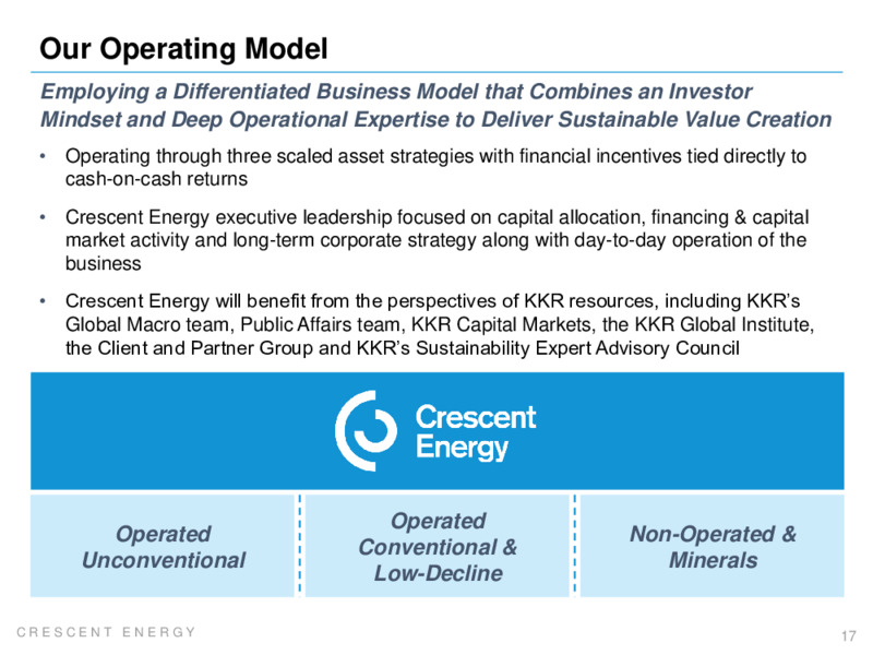 December 2021 Company Presentation – Crescent Energy Company – slide 16
