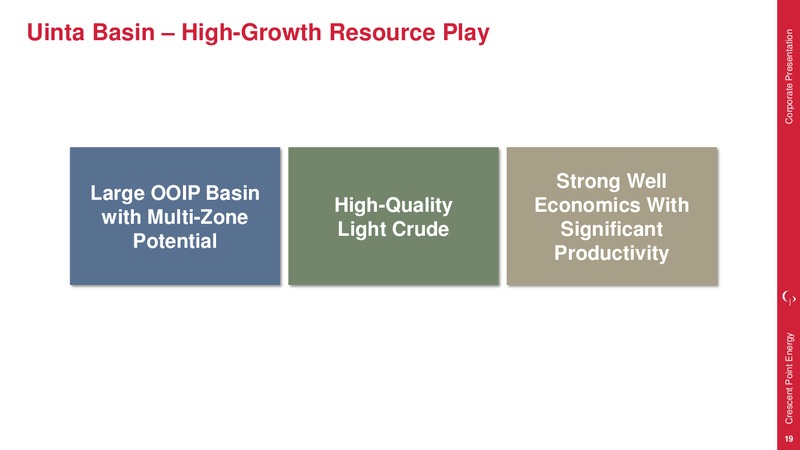 March 2018 Corporate Presentation – Crescent Point Energy Corp. – slide 19