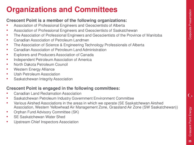 April 2018 Investor Presentation – Crescent Point Energy Corp. – slide 24