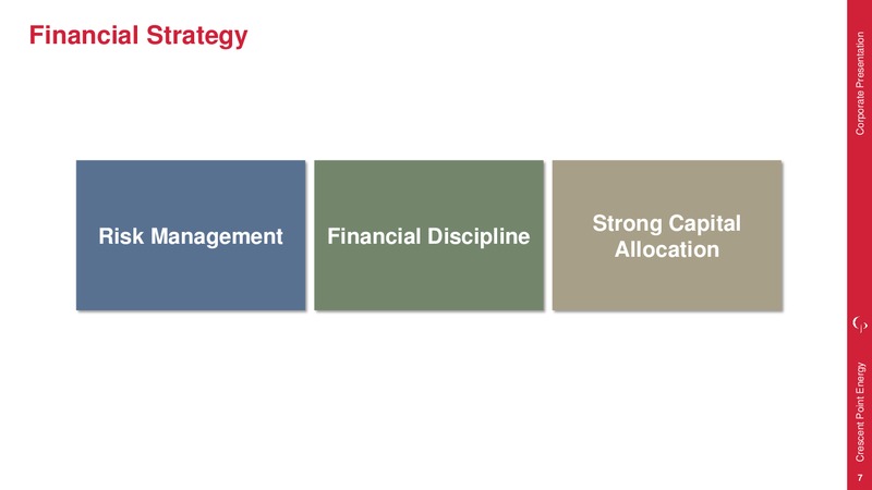 1Q 2018 Earnings Presentation – Crescent Point Energy Corp. – slide 7